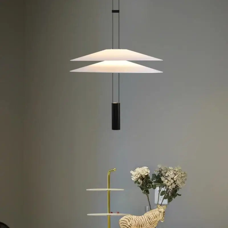 DecorBites™ Circular Pendant Light: Modern Minimalist Hanging Lamp for Living Room, Dining, Bar