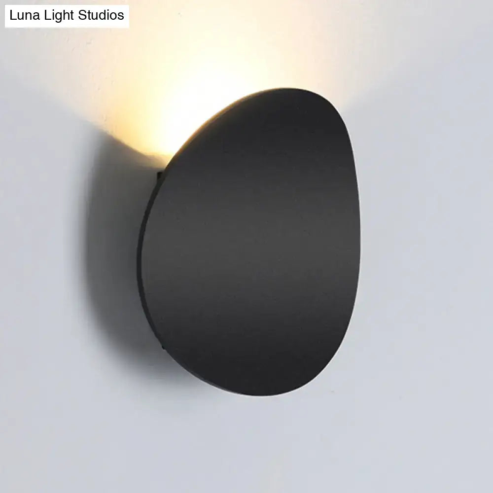 Modern white and black wall sconce bedroom led spotlight