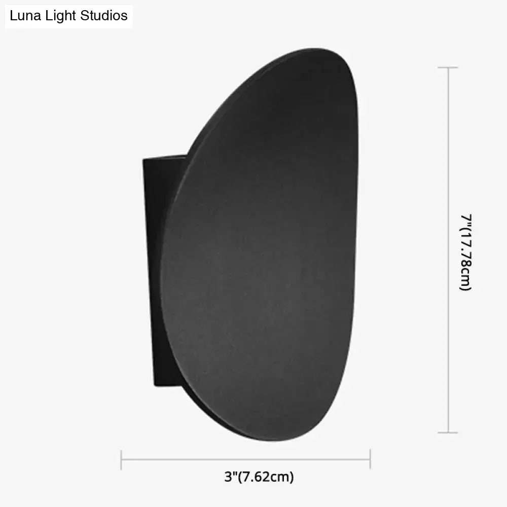 Modern white and black wall sconce bedroom led spotlight