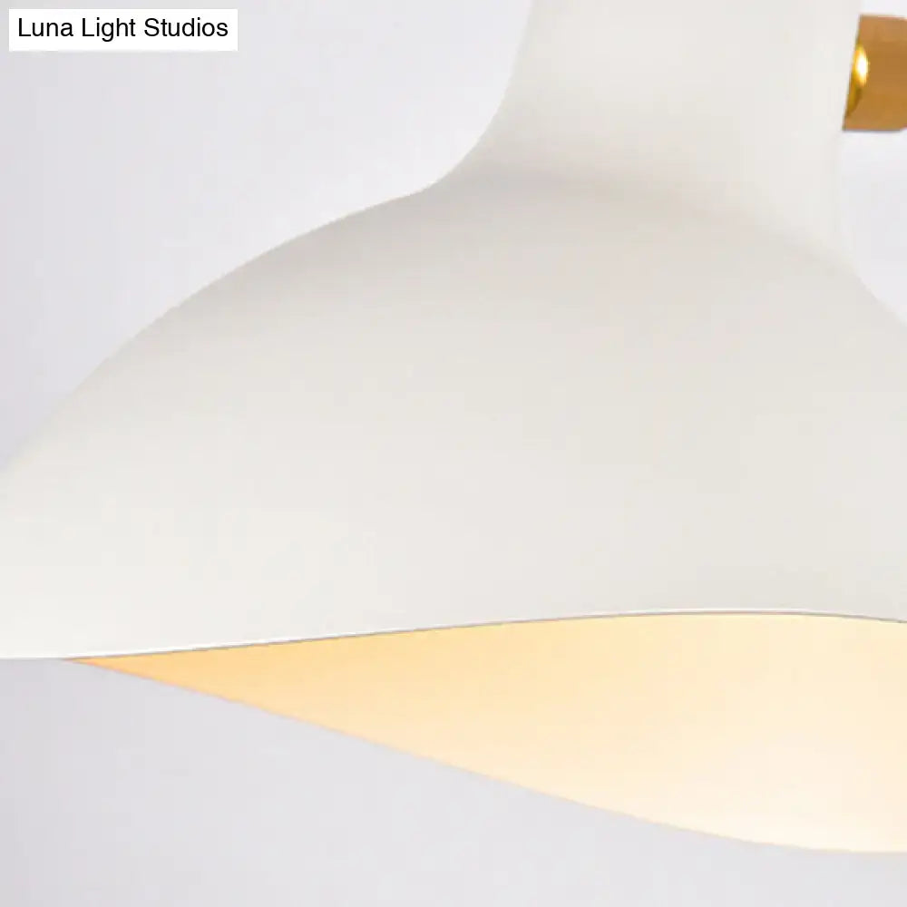 DecorBites™ Modern Duckbill Sconce in Metallic Black/Grey - 1 Light Wall Lamp for Living Room