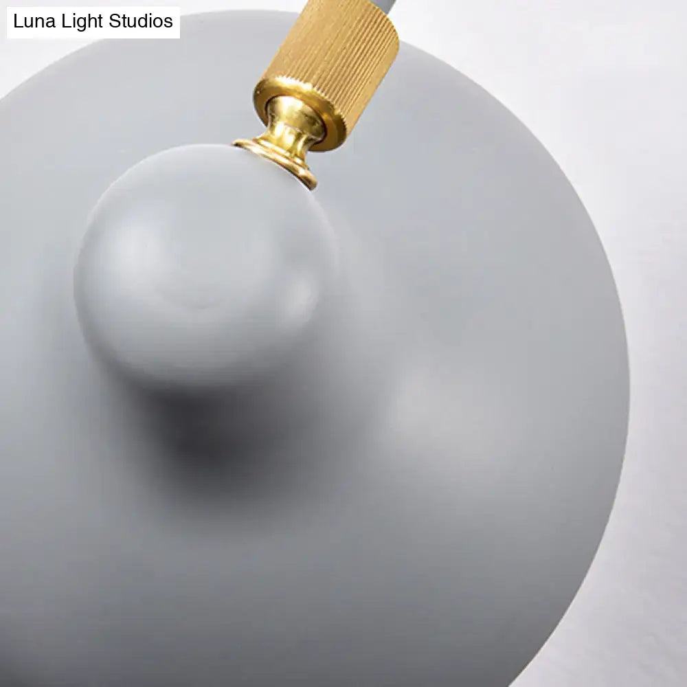DecorBites™ Modern Duckbill Sconce in Metallic Black/Grey - 1 Light Wall Lamp for Living Room