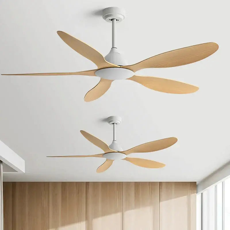 Modern white and wood 56-inch ceiling fan office electric fan