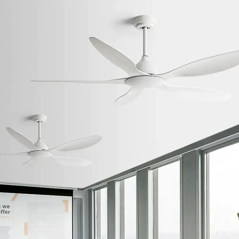 Modern white and wood 56-inch ceiling fan office electric fan
