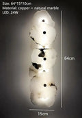 DecorBites™ Brass Wall Lamp for Modern Light Luxury Living Room or Bedroom