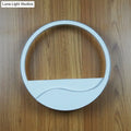 Modern white & black acrylic wall sconce bedroom warm white light