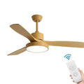 Modern white & black ceiling fan with blade copper motor bedroom