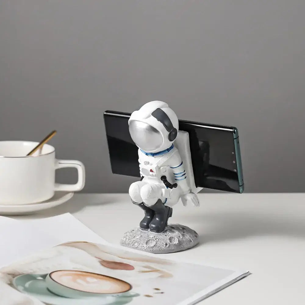 DecorBites™ Astronaut Resin Figurines: Modern Space Ornaments for Home Decor and Gift