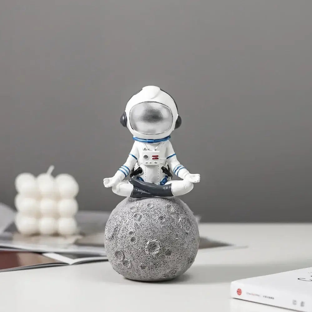 DecorBites™ Astronaut Resin Figurines: Modern Space Ornaments for Home Decor and Gift