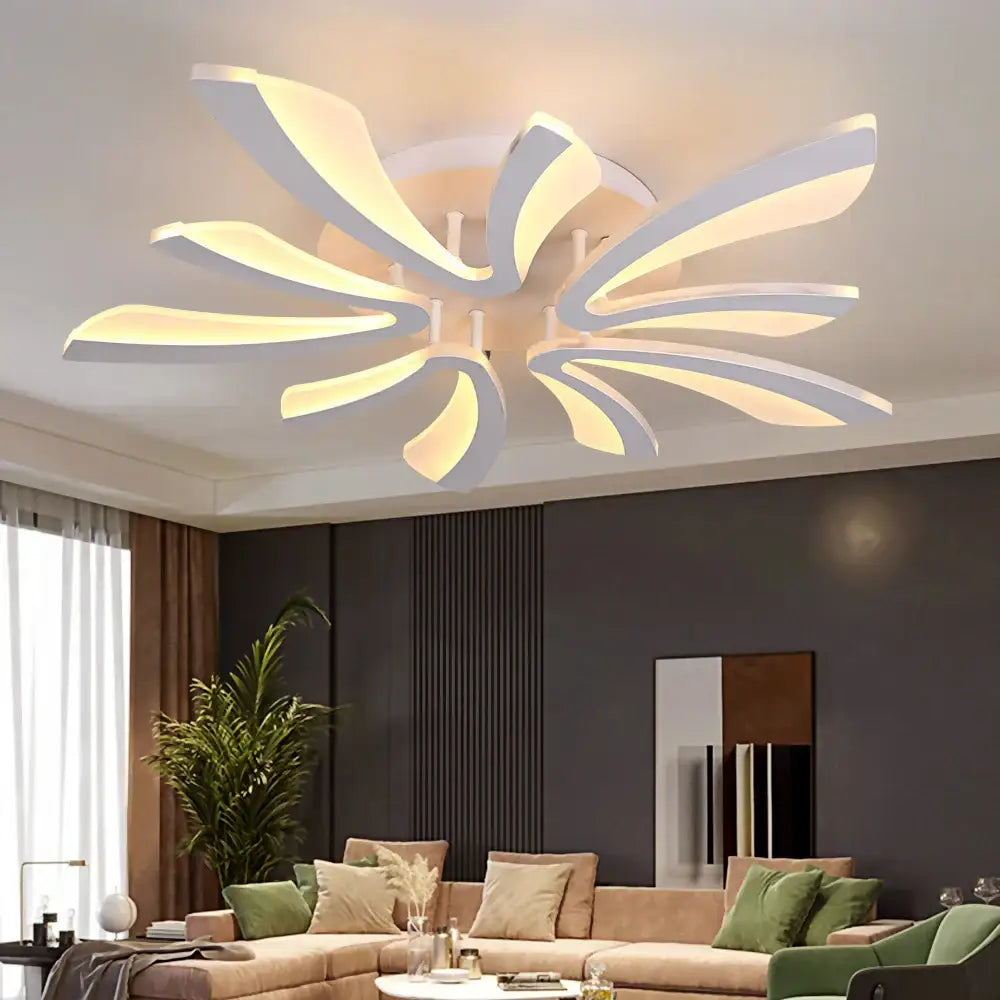 DecorBites™ Acrylic Branch Design LED Ceiling Chandelier RC Dimming Light Fixture