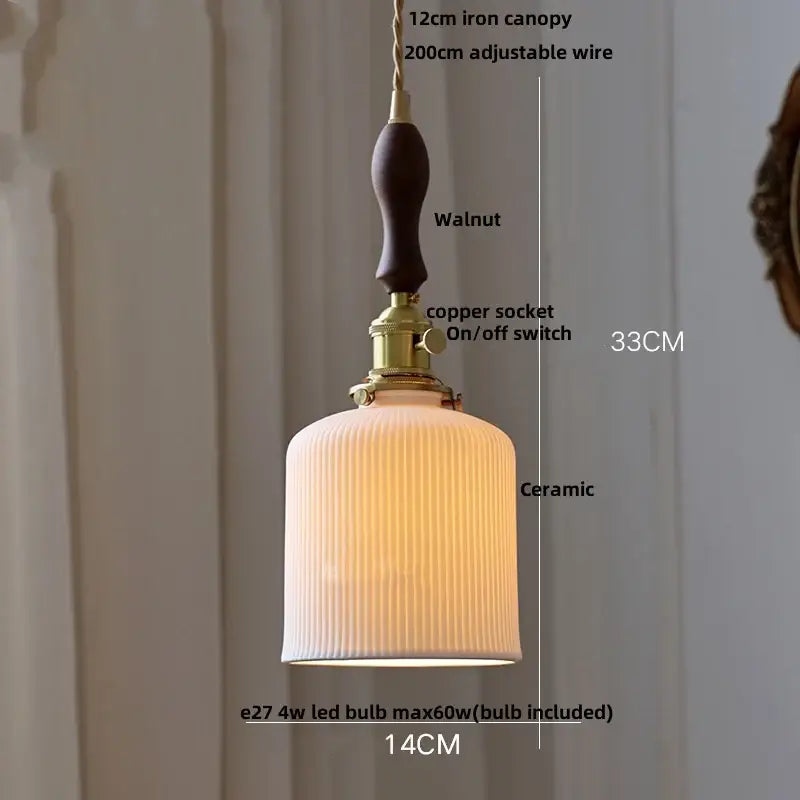 DecorBites™ Ceramic Flower LED Pendant Lamp, Nordic Modern Kitchen Lighting