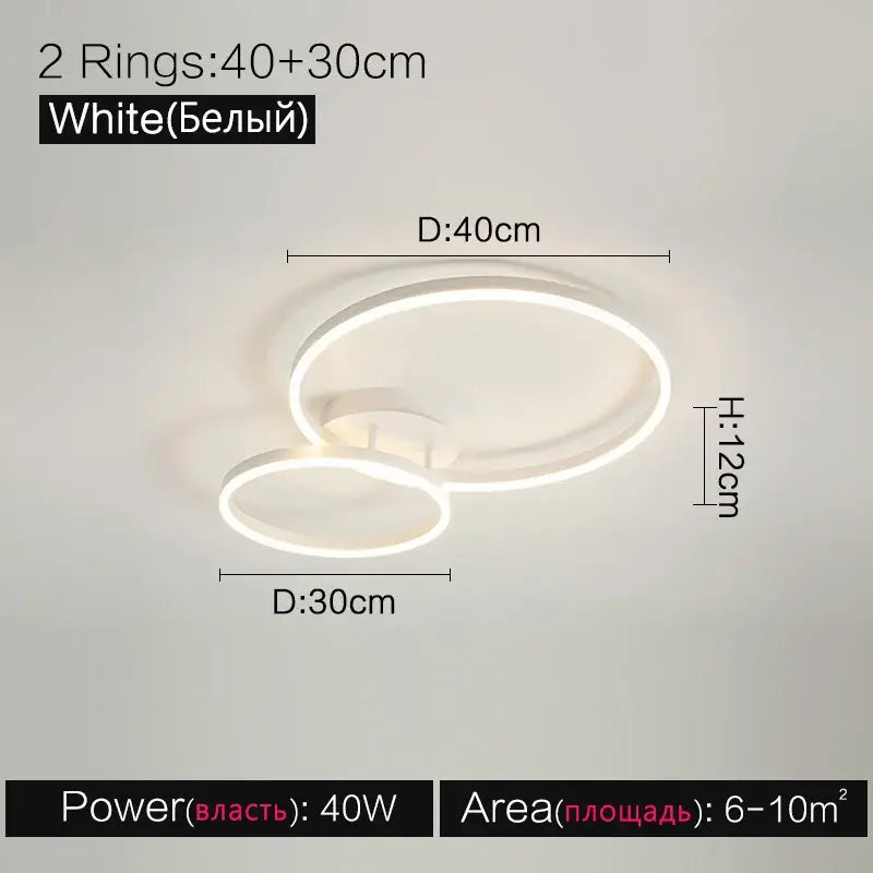 DecorBites™ Ceiling Lamp Set for Bedroom, Study & Modern Atmosphere