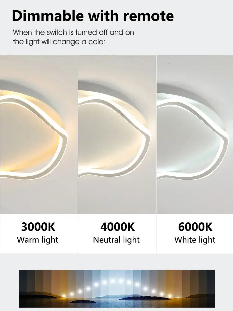 DecorBites™ Bedroom Ceiling Lamps: Modern LED, Master Bedroom Minimalist, Ins Style