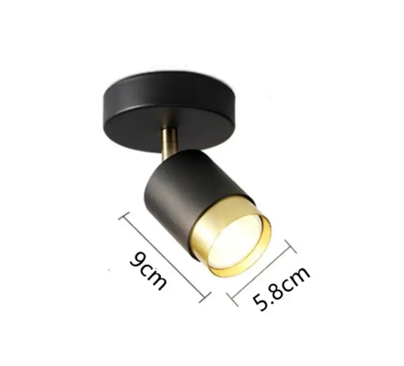 DecorBites™ Ceiling Chandelier Black White LED Spotlight for Living Room Bedroom Dining