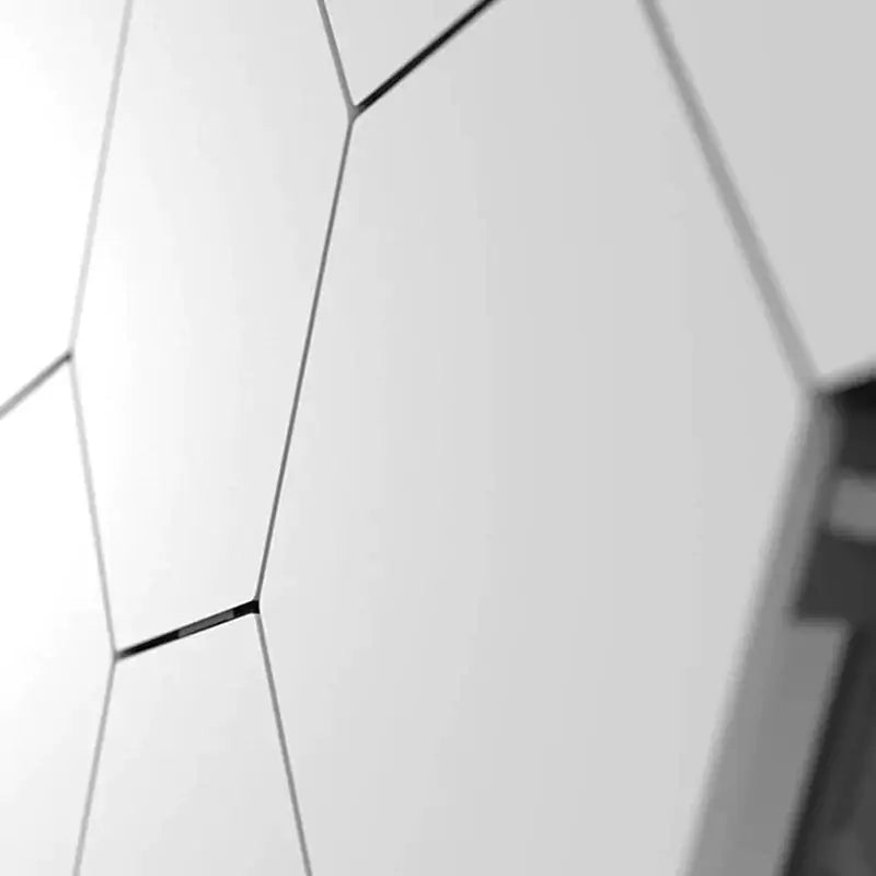 Modern white honeycomb modular quantum sconces led panel lights bedroom