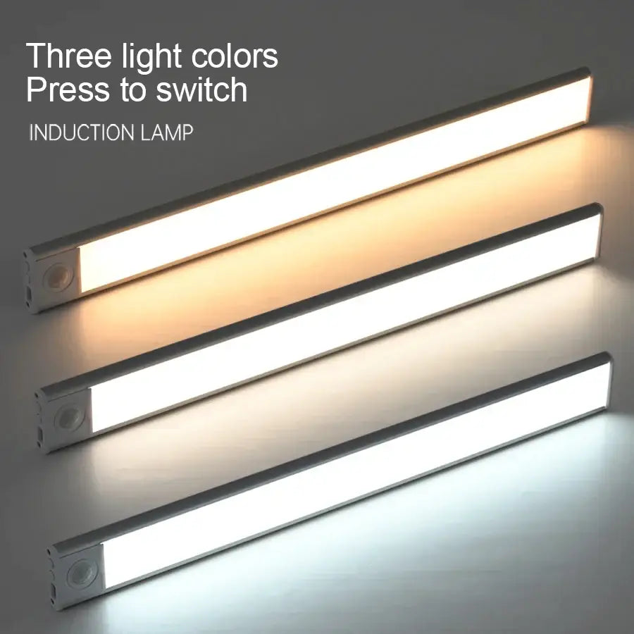 DecorBites™ 50cm Ultra-Thin LED Motion Sensor Cabinet Light for Kitchen, Bedroom, Closet
