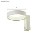 Modern white led wall sconce – living room direct wired light