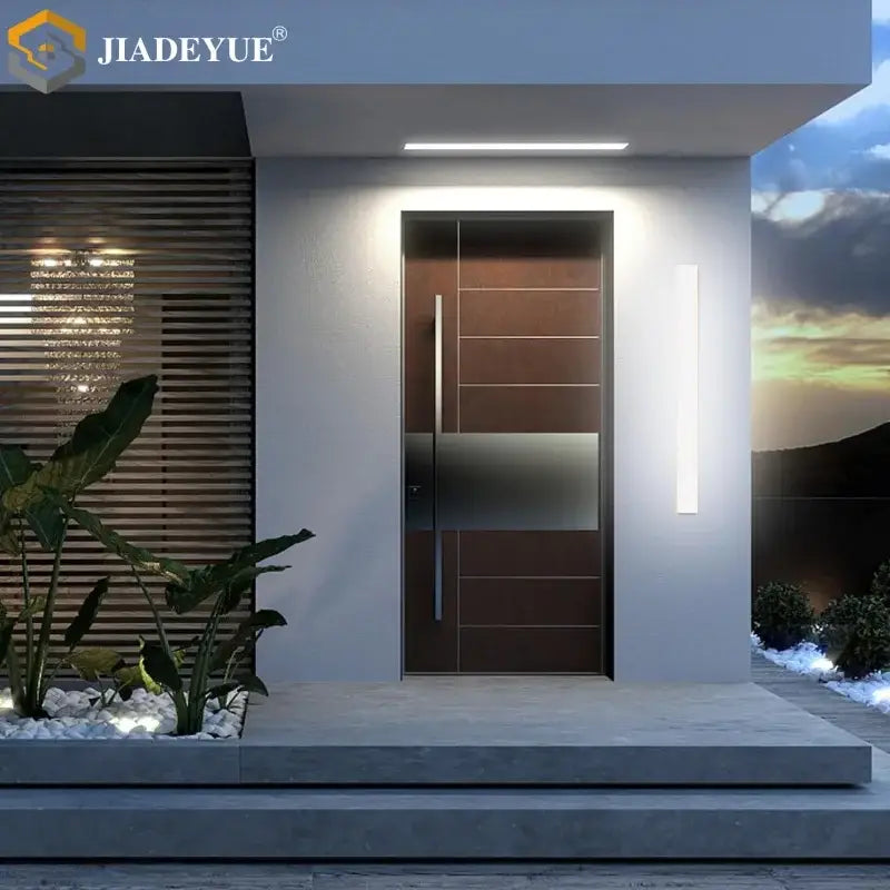 Modern white led waterproof garden wall lamp outdoor sconce
