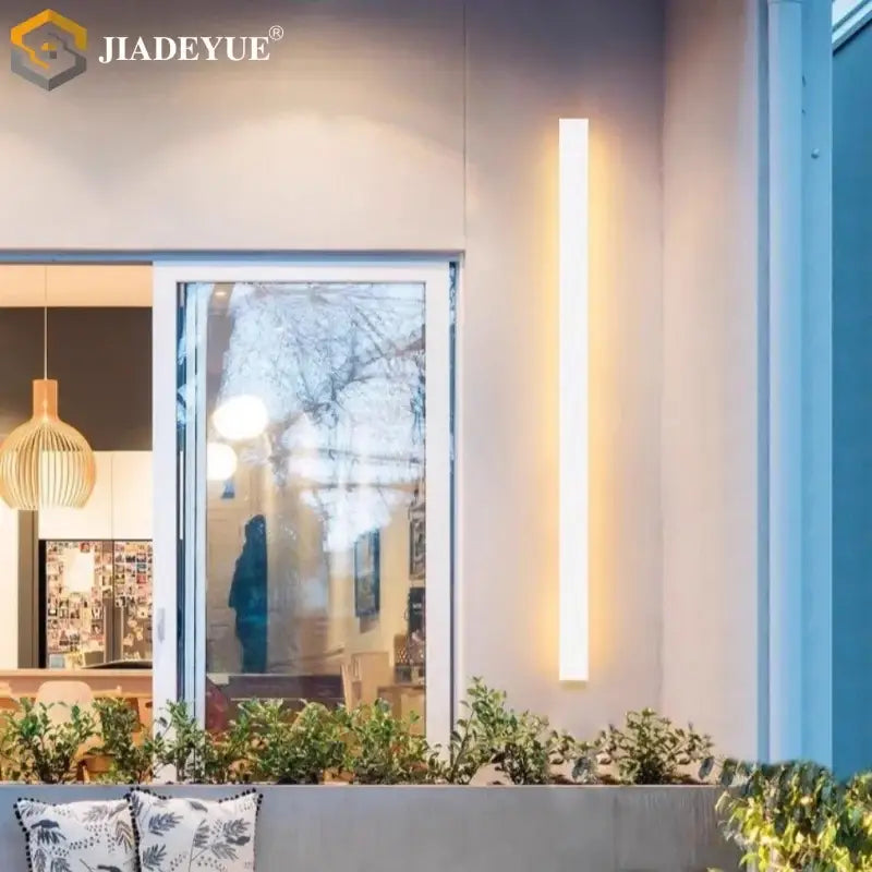 Modern white led waterproof garden wall lamp outdoor sconce
