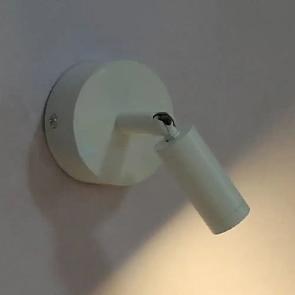 DecorBites™ Modern LED White Tube Wall Light - Switch, Metal Sconce Lighting in Warm/White Light