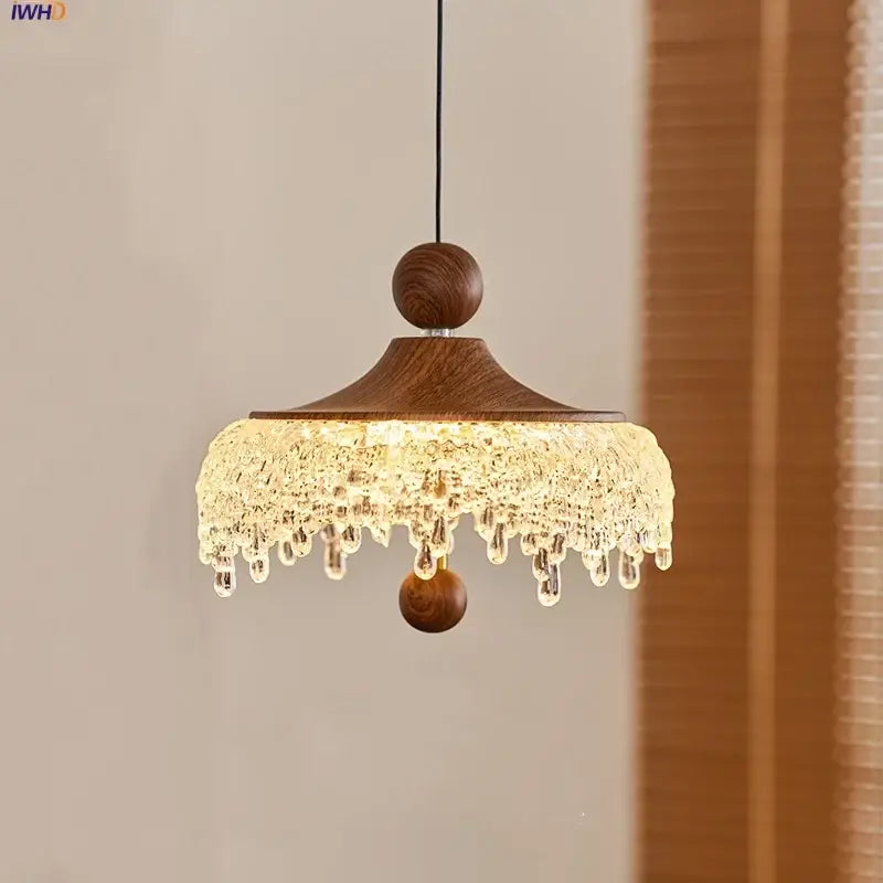 DecorBites™ Iceberg Acrylic Pendant Lights: Modern Nordic LED Hang Lamp for Home Decor