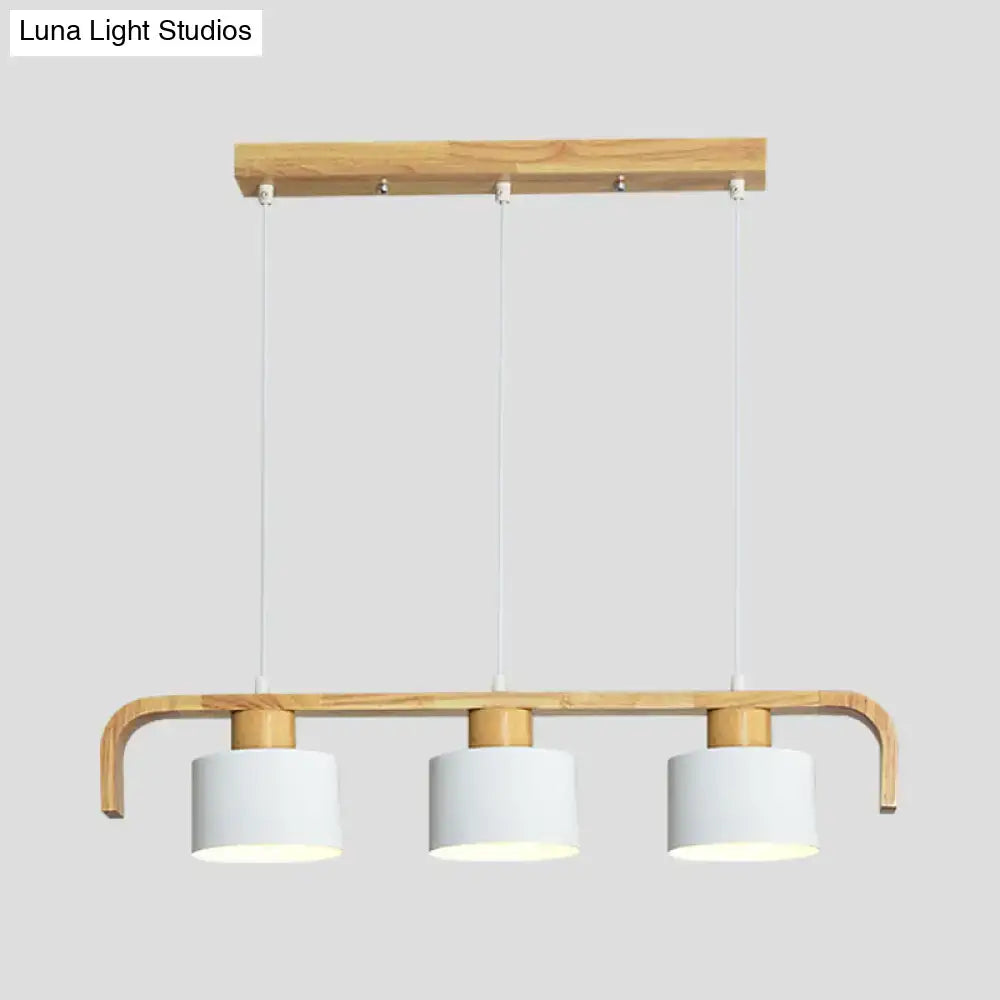 DecorBites™ Nordic 3/4 Head Metal Island Chandelier for Dining Room & Kitchen