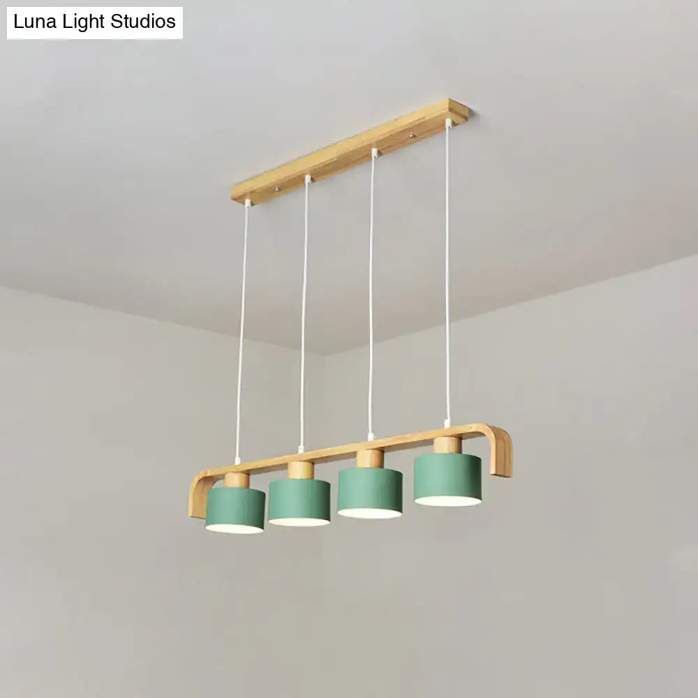 DecorBites™ Nordic 3/4 Head Metal Island Chandelier for Dining Room & Kitchen