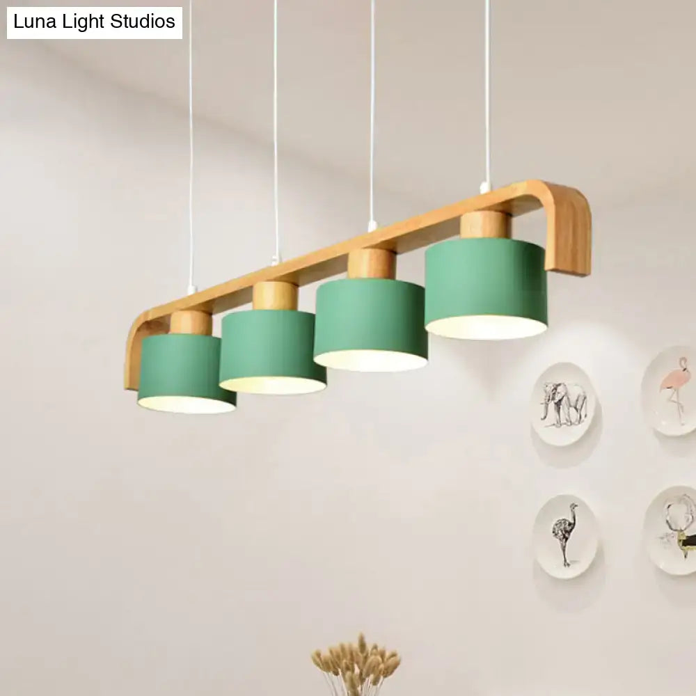 DecorBites™ Nordic 3/4 Head Metal Island Chandelier for Dining Room & Kitchen