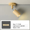 DecorBites™ LED Wood Ceiling Light Downlight Spot Acrylic Indoor Lamp for Home Decoration