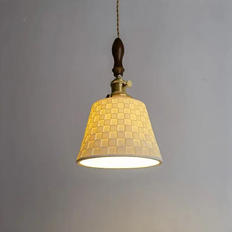 DecorBites™ Ceramic Copper LED Pendant Light for Kitchen Dining Bedroom Decor
