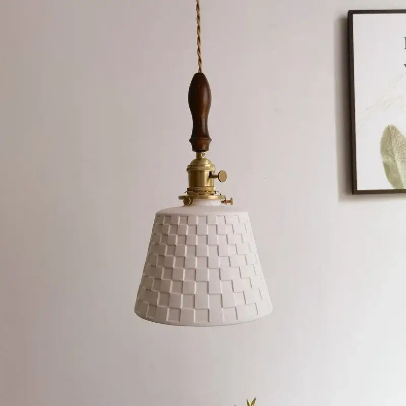 DecorBites™ Ceramic Copper LED Pendant Light for Kitchen Dining Bedroom Decor