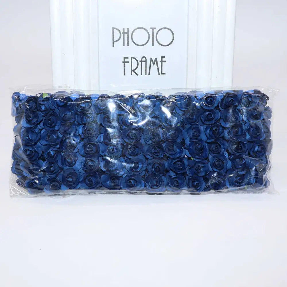 DecorBites™ 144pcs 2cm Artificial Paper Flowers for Wedding DIY Decoration