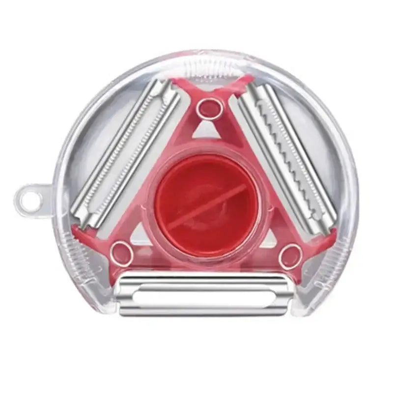 DecorBites™ 3-in-1 Magic Peeler Trio Set: Slicer, Shredder, Julienne Cutter - Kitchen Tool