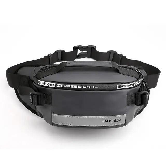 Multifunctional Outdoor Anti-Theft Waist Bag Men Fashionable Waterproof Fanny Pack Adjustable Belt Travel Bag
