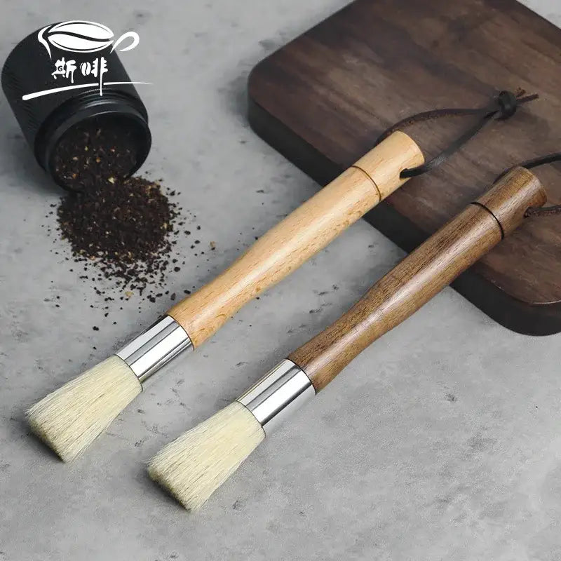 DecorBites™ Coffee Grinder Cleaner Brush Handle - Espresso Bean Powder Grain Cleaning Tool
