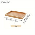 DecorBites™ 1PCS Rectangular Wooden Trays - Multipurpose Kitchen Storage Organizer