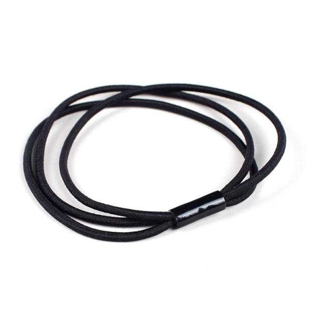 New Arrival Girls LED Luminous Scrunchies Hairband Ponytail Holder Headwear Elastic Hair Bands Solid Color Hair Accessories Ponytail Holder Accessories for Women And Girls