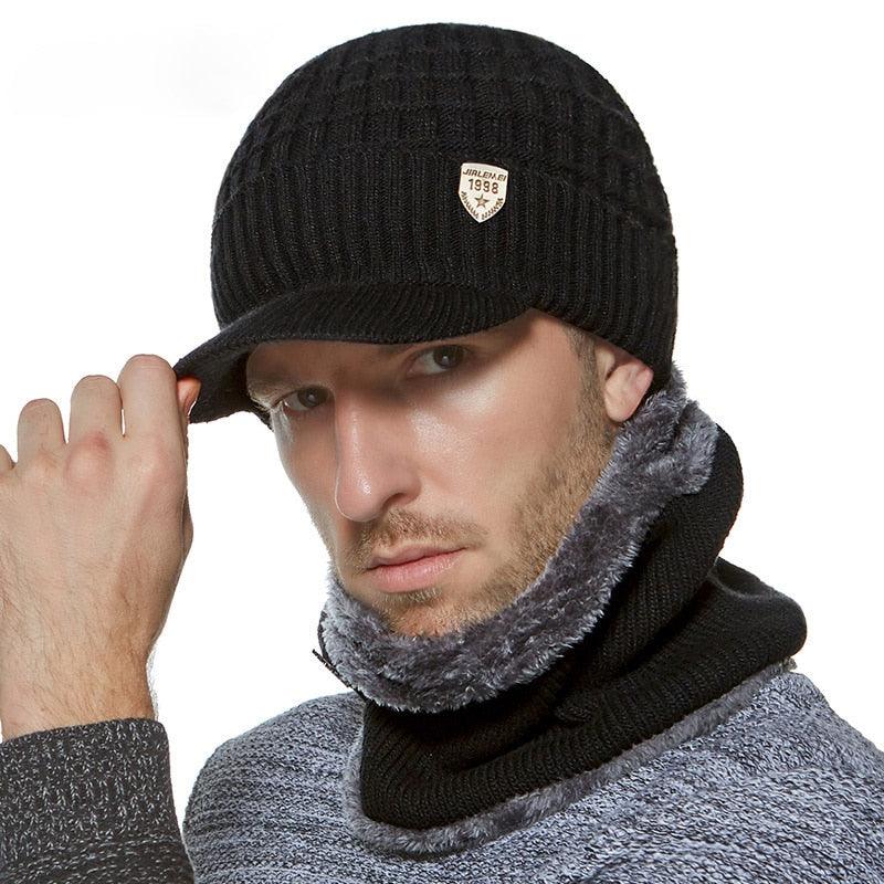 New Winter Hat Skellies Beanies Hats Winter Beanies For Men Women Wool Scarf Caps Balaclava Mask Gorgas Bonnet Knitted Hat Scarf Hat Set Outdoor Sport Warm Beanies Hat For Men Knitted Hats Bandana Hiking Camping Kid Neck Warmer Cap