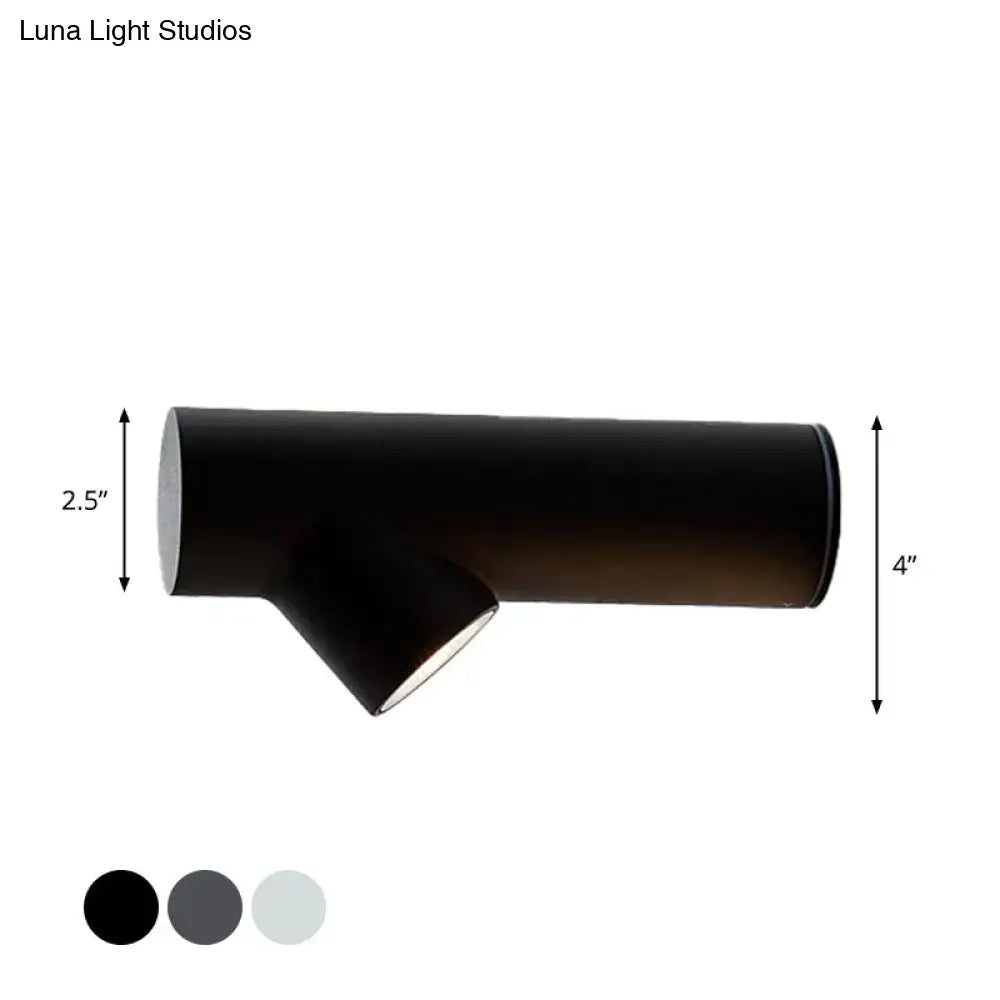 Nordic black adjustable led wall lamp – bedroom spotlight