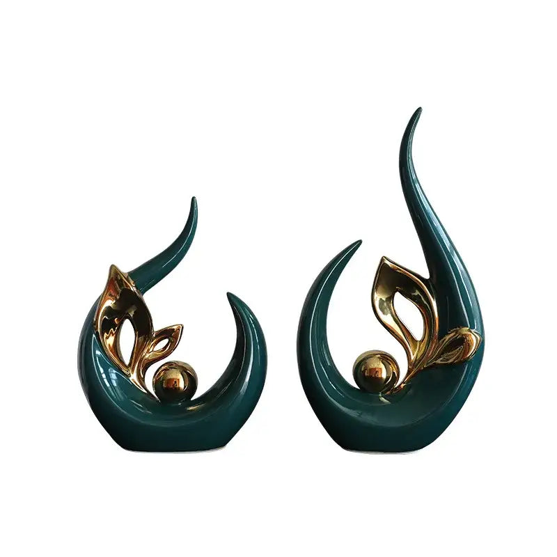 DecorBites™ Lifelike Nordic Ceramic Figurine for Home Office Decor & Desk Craft Gift