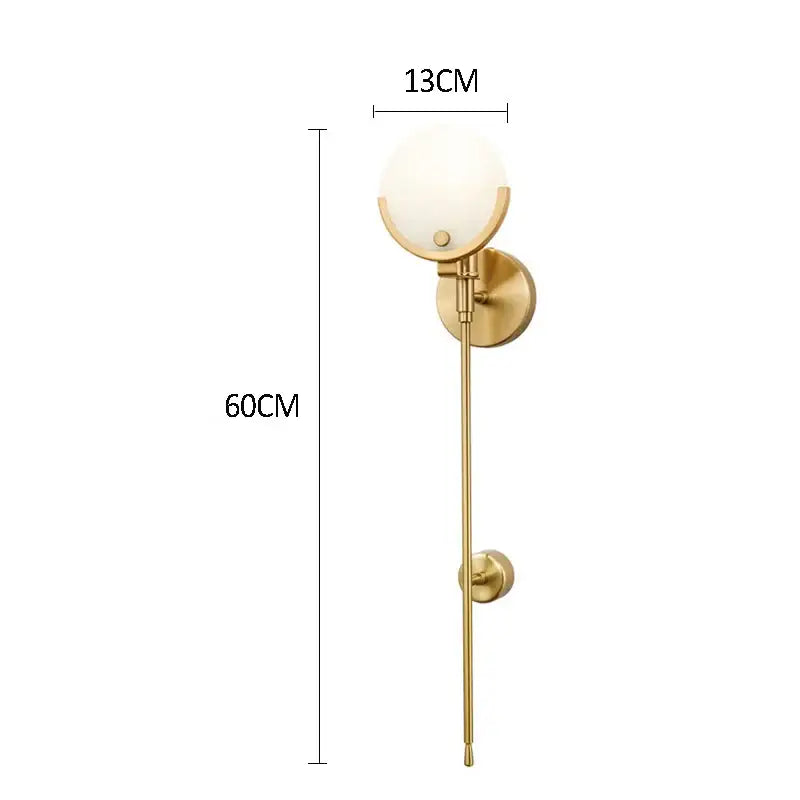 DecorBites™ Creative Marble Wall Lamp: New Nordic Minimalist Light Luxury for Living Room, Bedroom, Aisle.