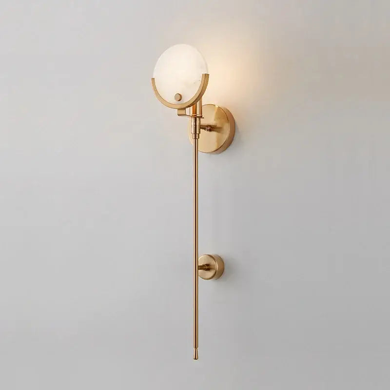 DecorBites™ Creative Marble Wall Lamp: New Nordic Minimalist Light Luxury for Living Room, Bedroom, Aisle.