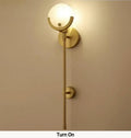 DecorBites™ Creative Marble Wall Lamp: New Nordic Minimalist Light Luxury for Living Room, Bedroom, Aisle.