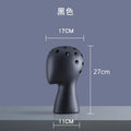 DecorBites™ Human Head Ceramic Vase for Nordic Style Flower Arrangement