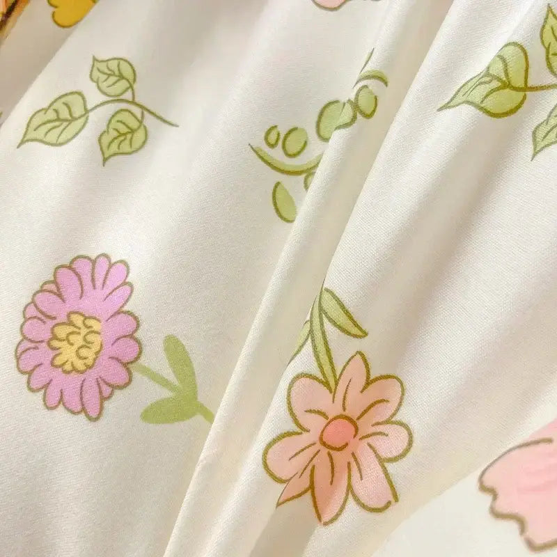 DecorBites™ Cartoon Print Polyester Bedding Set Full Size Soft Duvet Cover Set