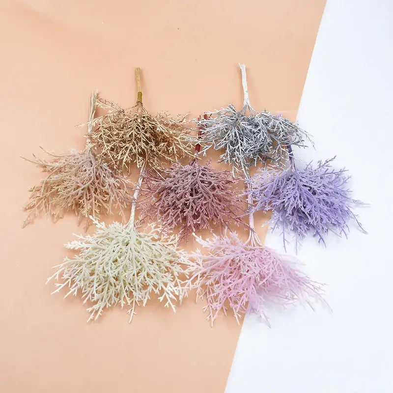 DecorBites™ 10pcs Artificial Plants: Perfect for Home Decor, Wedding, and DIY Gifts