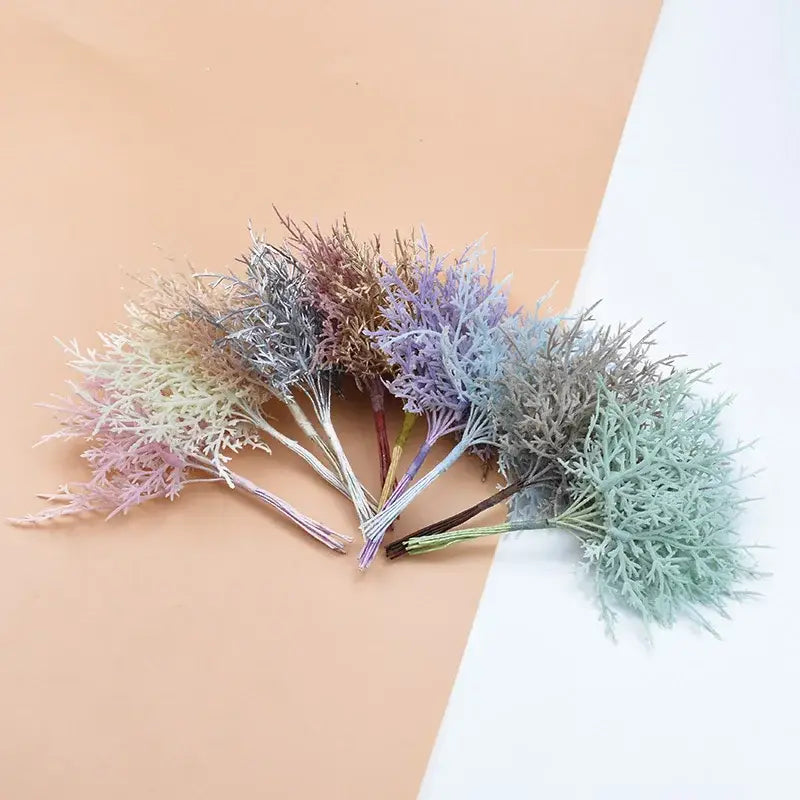 DecorBites™ 10pcs Artificial Plants: Perfect for Home Decor, Wedding, and DIY Gifts