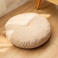 Pastel linen round floor cushion living room meditation pillow