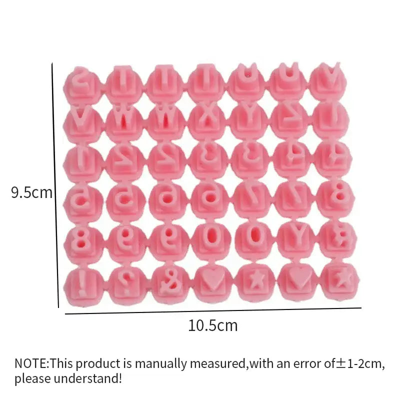 DecorBites™ Cookie Stamps Number Printing Mold for Baking Decor and Pastry Cutter