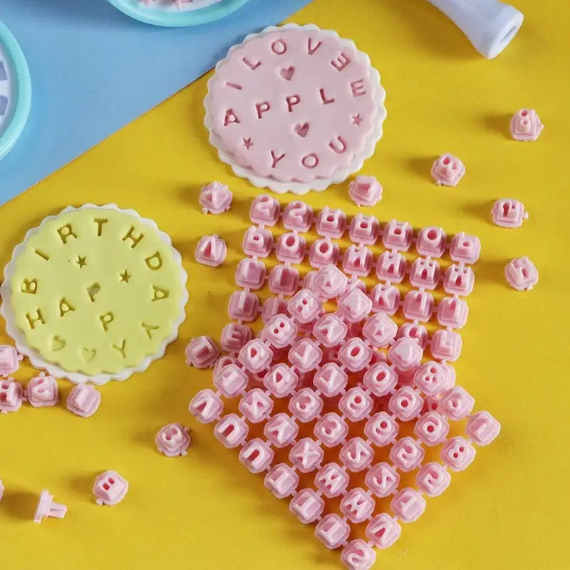 DecorBites™ Cookie Stamps Number Printing Mold for Baking Decor and Pastry Cutter