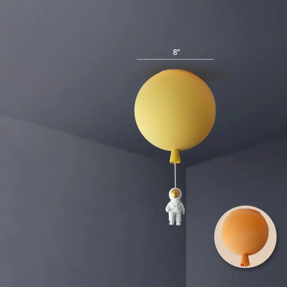 DecorBites™ Emerson - Balloon & Astronaut Ceiling Lamp - Kids Acrylic Pendant Light